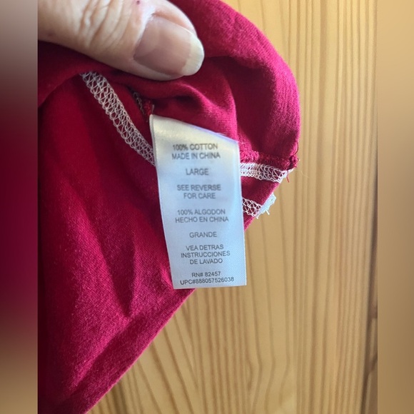 Red Disney Mickey T Shirt Size Large - Picture 7 of 7